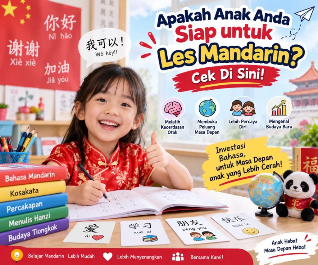 Apakah Anak Anda Siap untuk Les Mandarin Cek Di Sini!