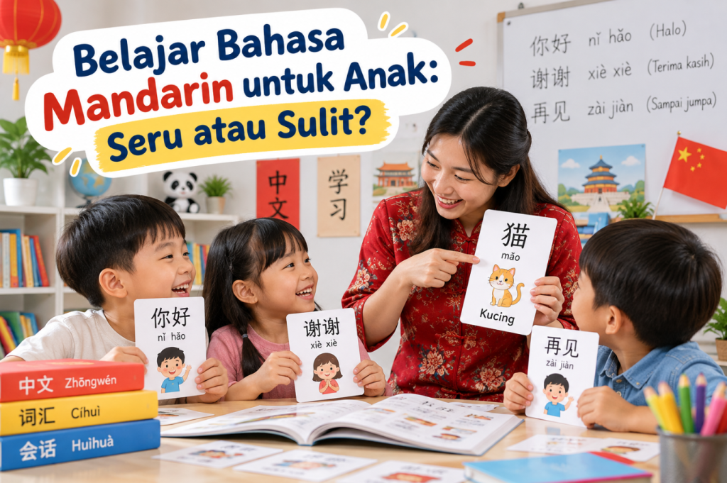 Belajar Bahasa Mandarin untuk Anak Seru atau Sulit