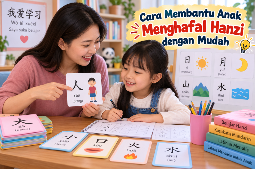 Cara Membantu Anak Menghafal Hanzi dengan Mudah