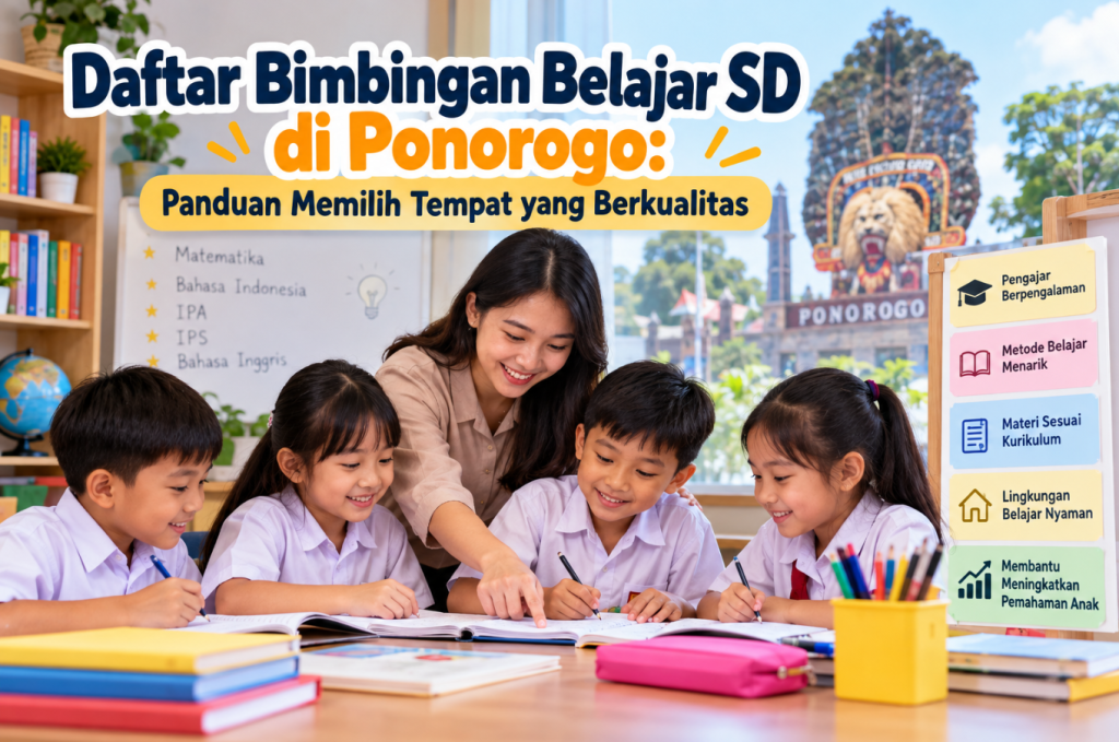 Daftar Bimbingan Belajar SD di Ponorogo Panduan Memilih Tempat yang Berkualitas