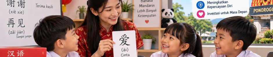 Daftar Les Bahasa Mandarin Anak SD di Ponorogo untuk Anak yang Belum Bisa Sama Sekali!