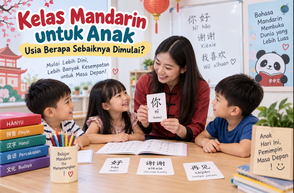 Kelas Mandarin untuk Anak Usia Berapa Sebaiknya Dimulai