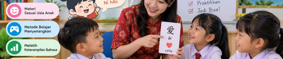 Kursus Mandarin Dasar untuk Anak SD Ponorogo, Cara Mudah Mulai Belajar!