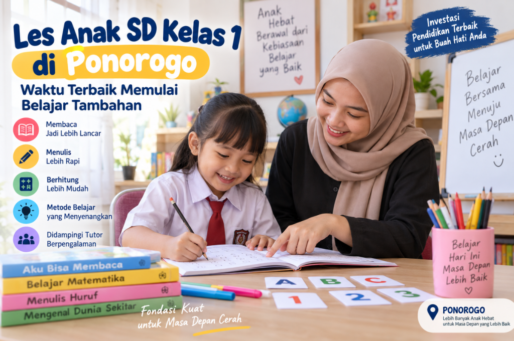 Les Anak SD Kelas 1 di Ponorogo Waktu Terbaik Memulai Belajar Tambahan