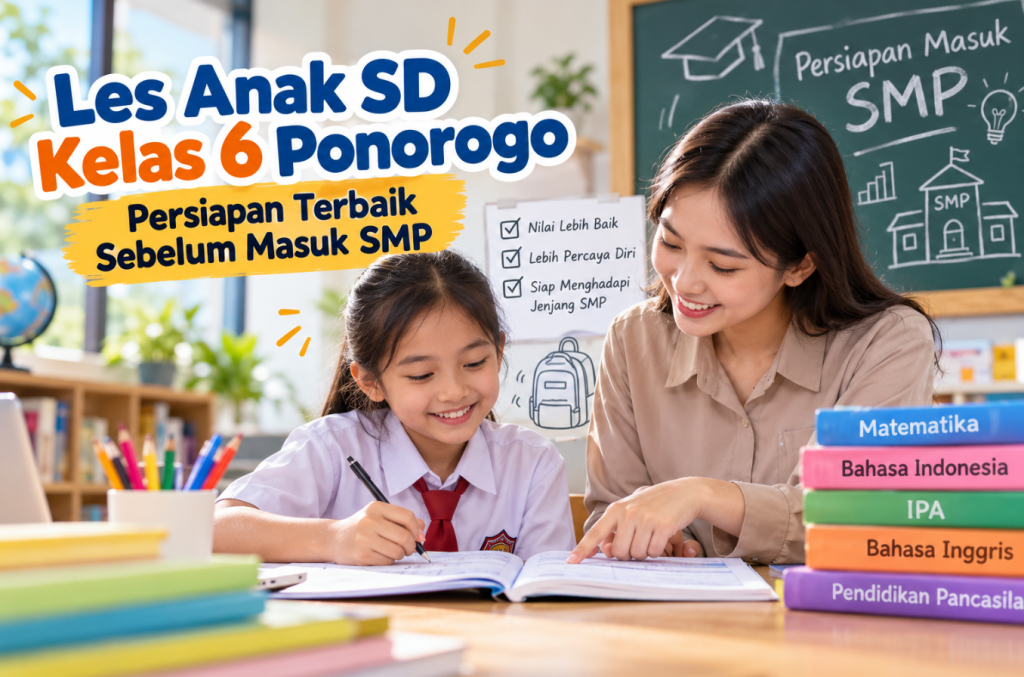 Les Anak SD Kelas 6 Ponorogo Persiapan Terbaik Sebelum Masuk SMP