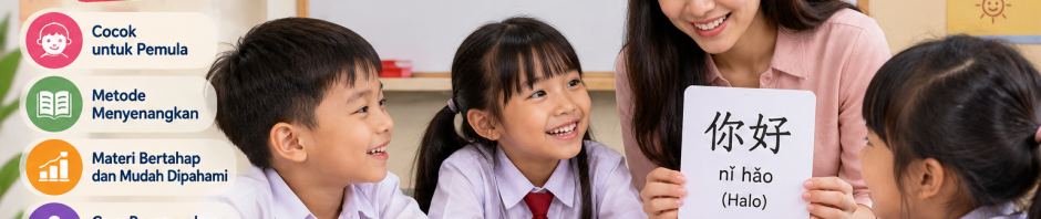 Les Mandarin untuk Anak SD Tanpa Kemampuan Dasar di Ponorogo, Bisa Daftar Sekarang!