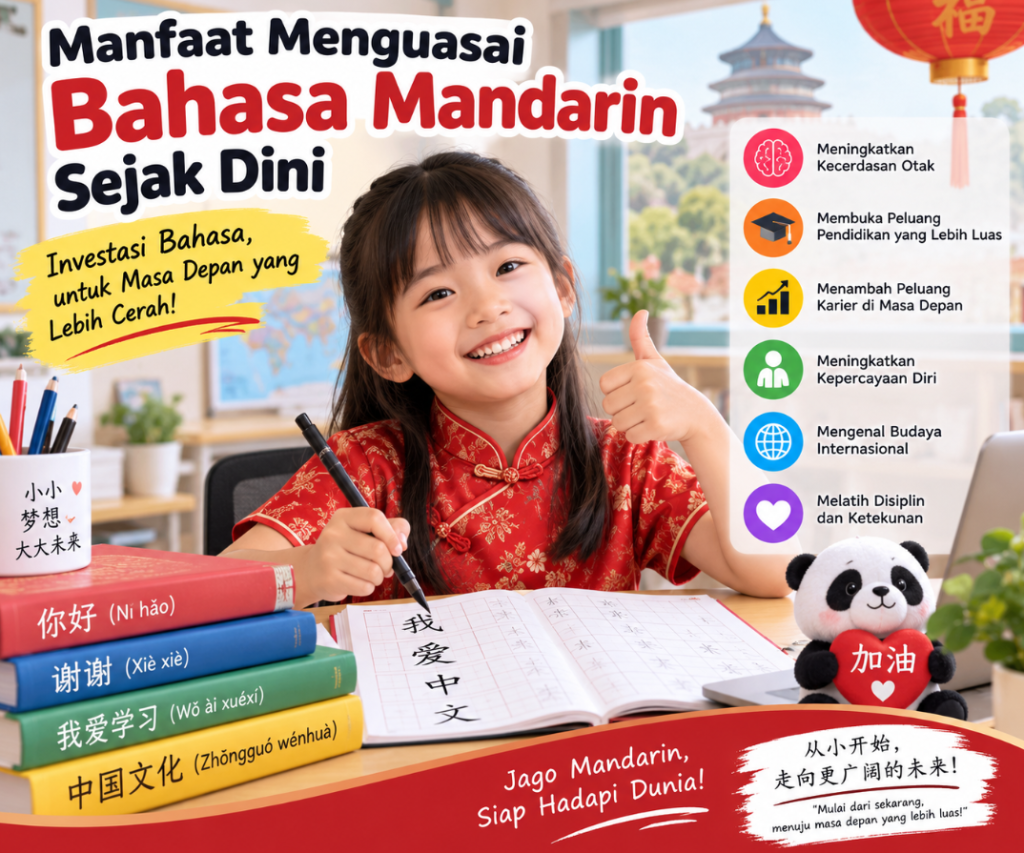 Manfaat Menguasai Bahasa Mandarin Sejak Dini