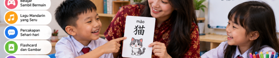 Metode Interaktif untuk Les Bahasa Mandarin Anak Ponorogo