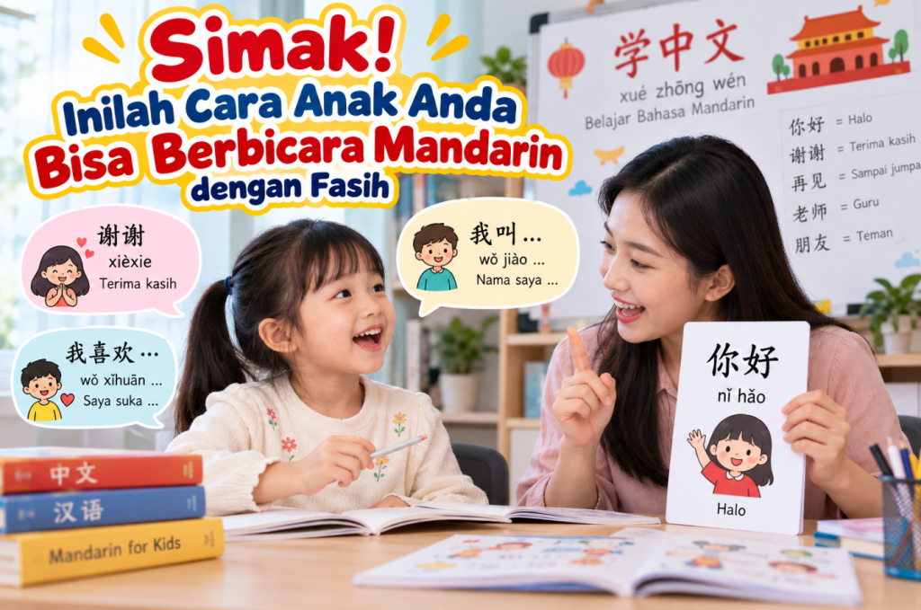 Simak! Inilah Cara Anak Anda Bisa Berbicara Mandarin dengan Fasih