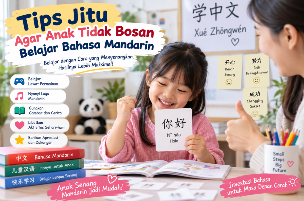 Tips Jitu Agar Anak Tidak Bosan Belajar Bahasa Mandarin