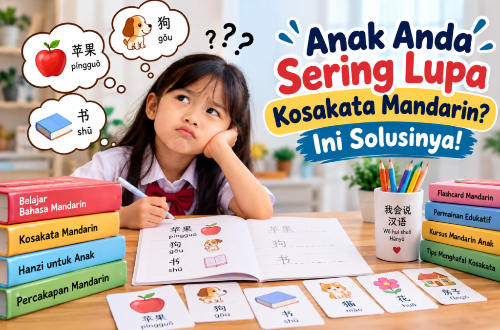 Anak Anda Sering Lupa Kosakata Mandarin Ini Solusinya!